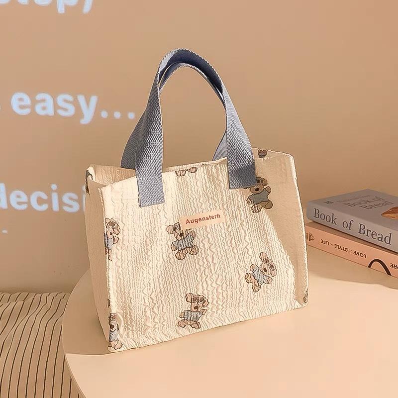 

Сумка для ланч-бокса с цветами, Сумка-тоут высокой ценности, Студенческая удобная сумка, Сумка-бокс для ланча, Сумка-тоут, Ланч, Все сочетается