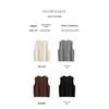 Women's Diamond Knit Cashmere Zipper Cardigan Vest - Loose, Thickened for 2025 Autumn/Winter