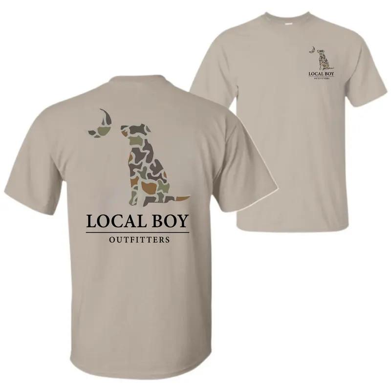 Камуфляжная футболка с коротким рукавом для собак Local Boy Outfitters – Классическая хлопковая футболка унисекс для футболки унисекс XXXL