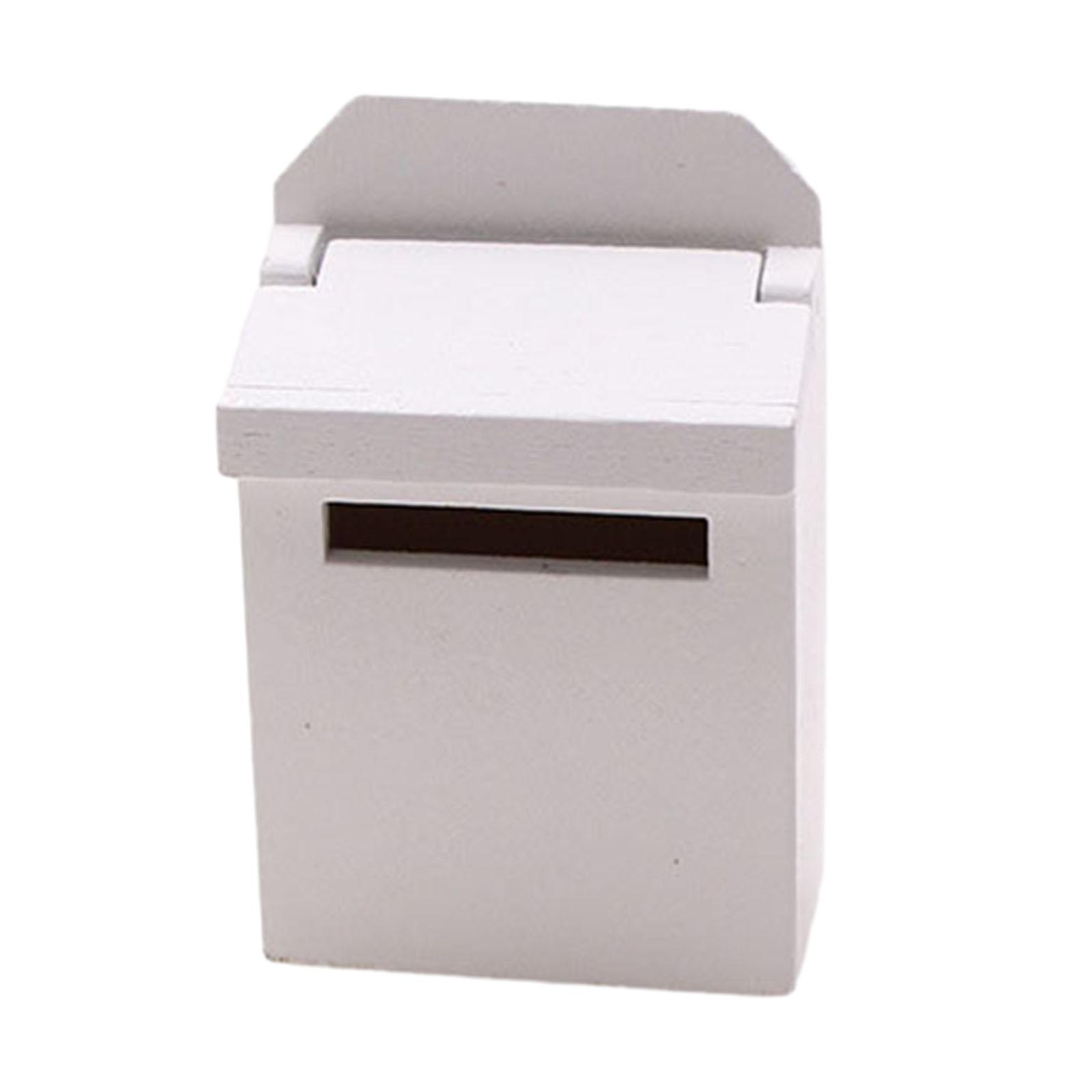Decorative Item Miniature Mail Box DIY Projects Enhance Miniature Collection Realistic Wooden Construction Miniature Settings