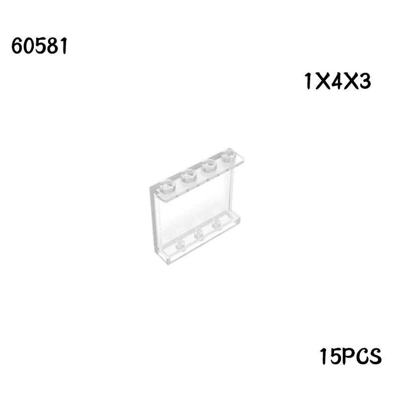 MOC Brick Window Glass House Wall Panel 87552 87544 60581 87543 59349 Build Brick Accessories Parts Assembles Particles Fun for All Ages