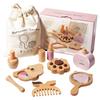 Children'S Early Education Wooden Playhouse Princess Cosmetic Bag Set Simulated Cosmetics Dresser Girl Educational Toys