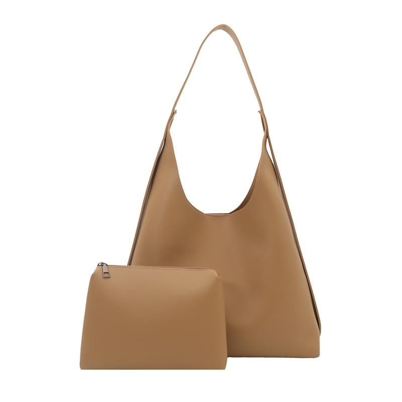 

Commuter tote bag large capacity new child and mother bag portable fashion commuter shoulder underarm versatile bucket bag хаки