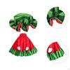 Porch Goose Outfits Summer Outdoor Decoration Watermelon Dress Fits 23" Cement Statue for