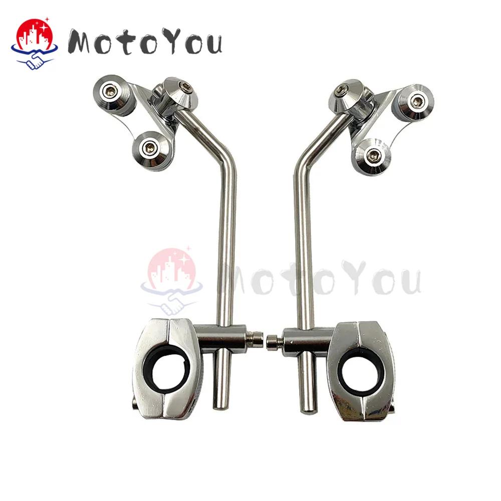 Adjustable Handlebars for Universal Bracket Frame 7/8" 22mm / 1" 25mm Handle Bar Clip On Fork Support Holder Standard