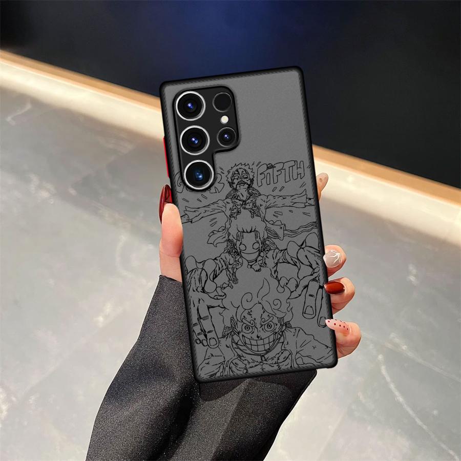 Anime One Piece Funda Back Phone Cover Case for Samsung Galaxy S21 S22 S24 Plus S26 S20 FE S23 FE S25 Ultra Note 20 Ultra 10+