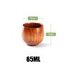65/180/200ml Ceașcă cu Burtă Mare Creativă Lemn de Curmal Sculptat Manual Anti Opărire Cești de Ceai Cană Simplă de Cafea Veselă de Băut Casnică