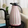Handwoven European Style 2L Rattan Stainless Steel Vacuum Insulated Flask