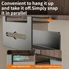 Over Cabinet Door Hanging Tissue Box Kitchen Paper Napkin Dispenser Space Saving No‑Drill Design Household Storage Organizer For