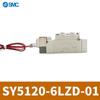 SMC Japan Original SY Series Pneumatic Three-Position Five-Way Solenoid Valve SY5120-SY3120-5L ZD-M