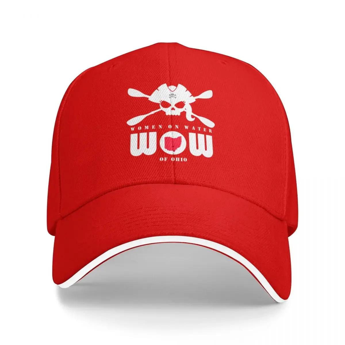 

WOW alternative logo in white for dark apparel Baseball Cap mens big size hat Mountaineering For Women Mens