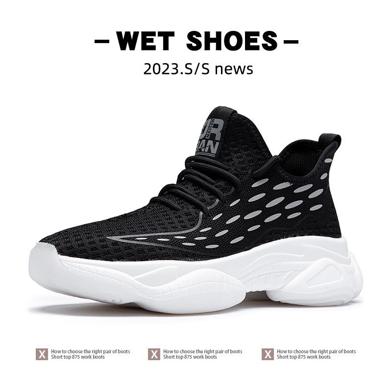 Extra Large Size Men's Shoes, New Mesh Sports Shoes In Summer 2025, Fashion Casual Shoes, Thick-soled Inner Height-increasing Dad Shoes