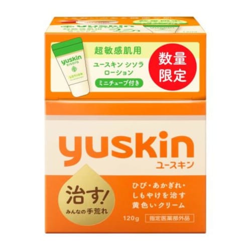

[Yu-Skin Service Pack] Yu-Skin 120g + Shisora Lotion (for very sensitive skin) 12ml Set Cream Hand Cream Specification