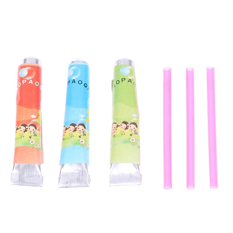 20Pcs Bubble Glue Blowing Ball Space Balloon Colorful Bobo Ball Toys Outdoor