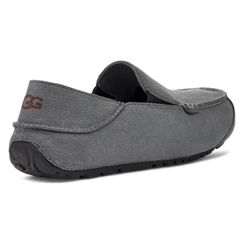 UGG Upshaw Casualowe buty ze skóry owczej Męskie szare sneakersy 1108189-STSS