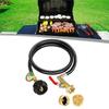 Propane Hose Pressure Gauge As Picture Propane Refill Adapter Integrated Pressure Gauge Reliable Propane Tool Outdoor Use