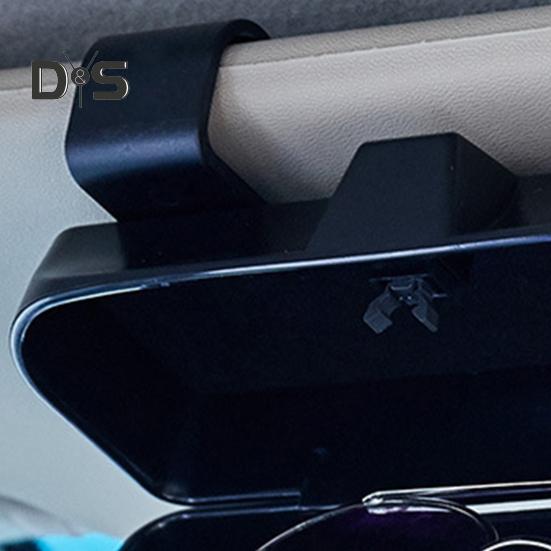 Car Glasses Box Holder Clip Style Car Sun Visor Securely Store Sunglasses Cards Keys Car Interior Automotive Glasses Container