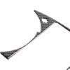 For Mercedes Benz C Class W205 2015- Soft Carbon Fiber Car Interior  Dashboard Panel trument Speedometer Frame Cover Trim