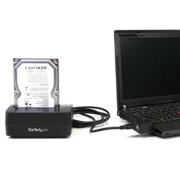 Station D'accueil - StarTech - Dock USB 3.0 - Duplication HDD/SSD - 2,5"/3,5" - Noir