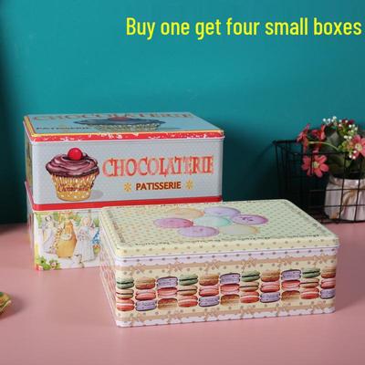 Creative Cookie & Candy Tin - Large Storage Box for Snacks, Desserts, and More In Living Room