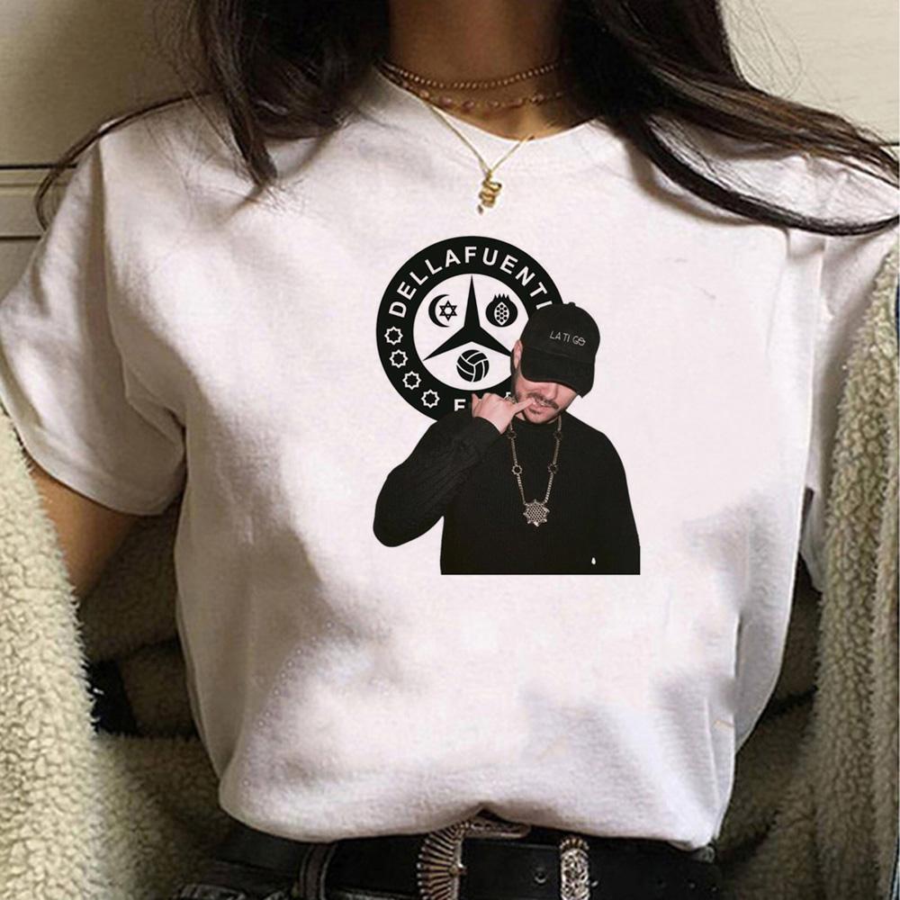 Summer Dellafuente Women T Shirts Printed Tops Y2K T-shirts Girl Funny Clothes