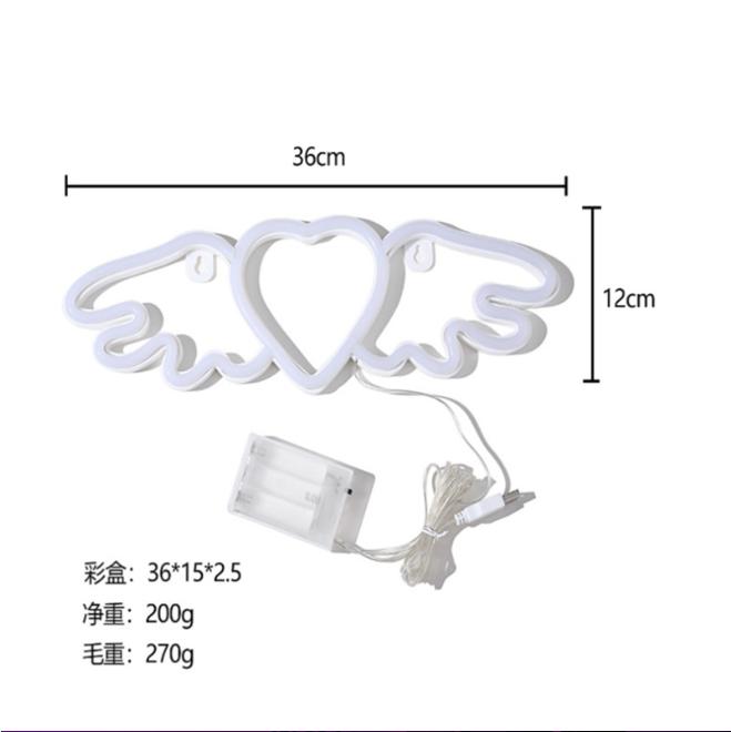 

Светодиодное настенное искусство, украшение для спальни, домашний декор, декоративные огни для вечеринки по случаю дня рождения, свадьбы и фестиваля One Size белый