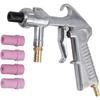 Sand Blasting Guns Sandblaster + 4Pcs Ceramic Nozzles + Extra Iron Nozzle Tip Set