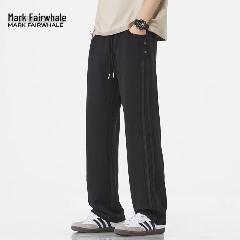 

Mark Fairwhale Men s Loose Straight-Leg Casual Sweatpants L