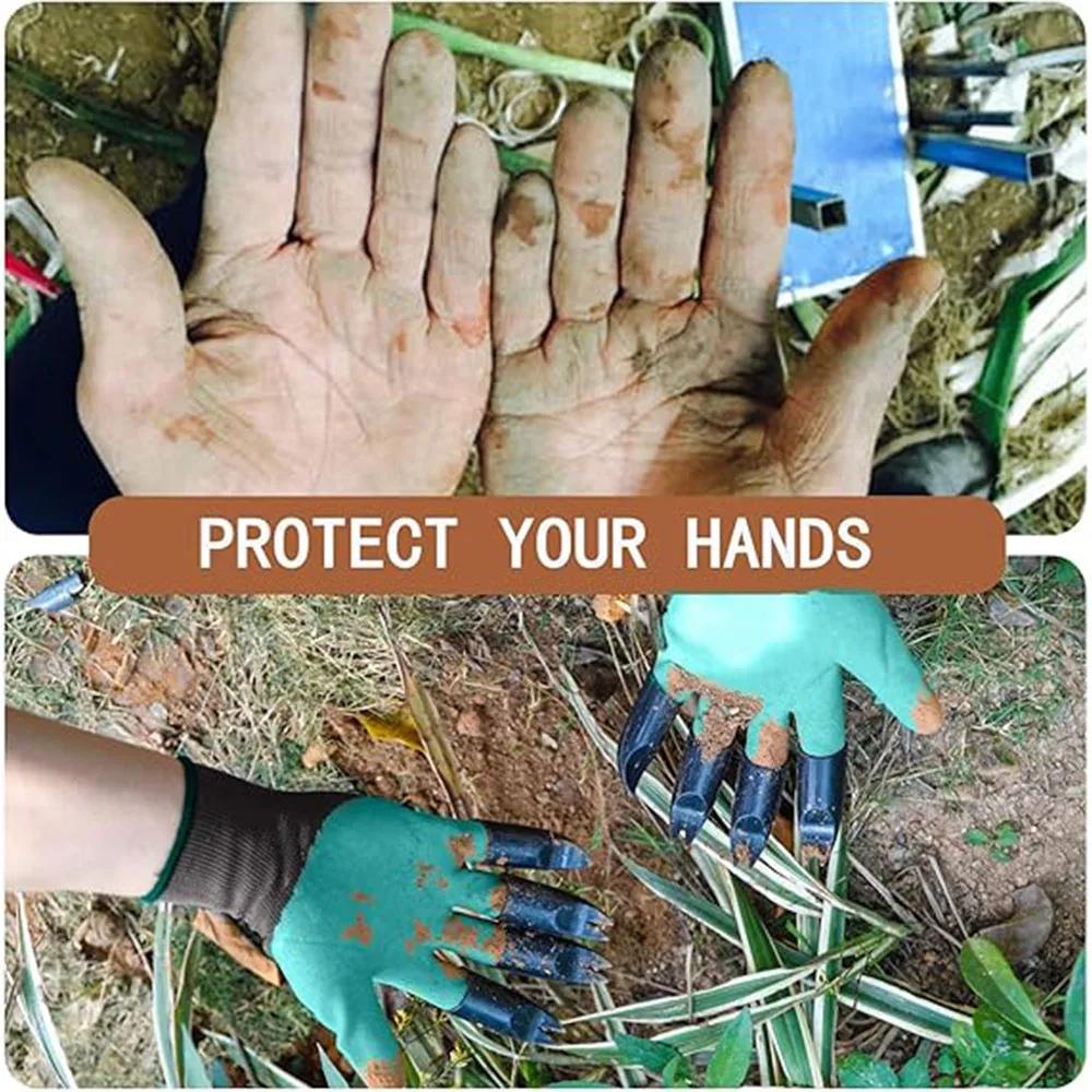1-20Pairs Claw Gardening Gloves for Planting  Garden Glove Claws for Women and Men Gardening Glove for Digging,Planting, Weeding