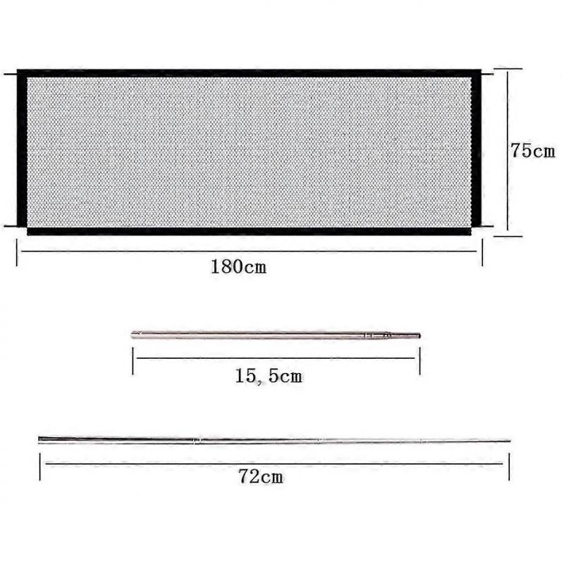 Magic Gate For Dogs, Portable Folding Stair Safe Guard, 75*180cm