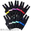 CROWN Billiard Left Hand Size Available in 10 Colors Glove, (for right-handed players), M, (Black)