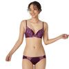 AMOSTYLE BY Triumph Daily AMOTYLE Bra Panty Classic M006 Size C75M Push-Up & Set, Flower, (Red),