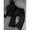 Fashionable Men's Outdoor Suit, Youth Casual Pullover, Spring and Autumn Long Sleeved Sportswear Set, Casual Classic Cool Street Style