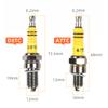 Three-wheel motorcycle ATDC D8TC spark plug, suitable for 125/150 engine ignition plugs as a universal accessory.