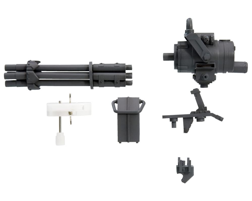 Kotobukiya Modeling Support Goods Weapon Unit 20 Gatling 140mm in Plastic Model Kit M.S.G Gun, Approx. Length, Non-Scale (MW20Y)