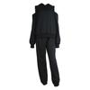 Women's 2 Piece Tracksuit Long Sleeve Crop Pullover Hoodie Sweatshirt Jogging Pants Set Autumn Casual Athletic Outfit