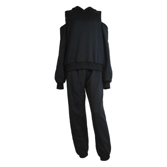 Women's 2 Piece Tracksuit Long Sleeve Crop Pullover Hoodie Sweatshirt Jogging Pants Set Autumn Casual Athletic Outfit