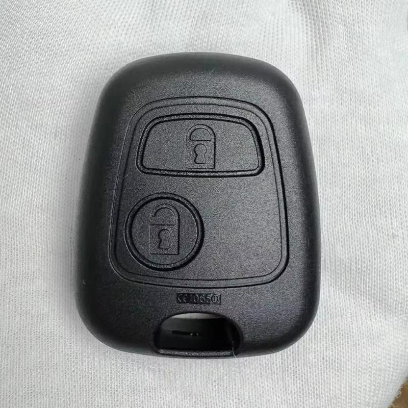 1-10pcs Key Case for Peugeot 106 107 206 207 306 307 406 407 For Citroen C1 C4 2 Buttons Remote Car Key Shell Fob Cover No Blade