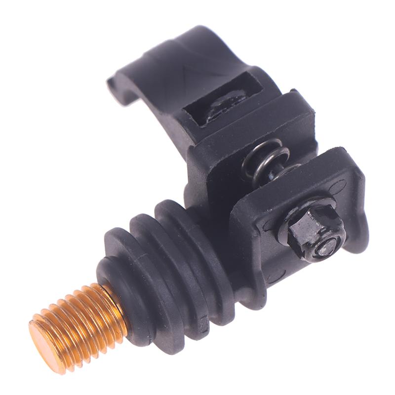 

1 шт. Коннектор быстрой смены M3/8 Регулируемый пластиковый рыболовный адаптер для карповой рыбалки, сигнализаторов, род-подов и стоек чёрный