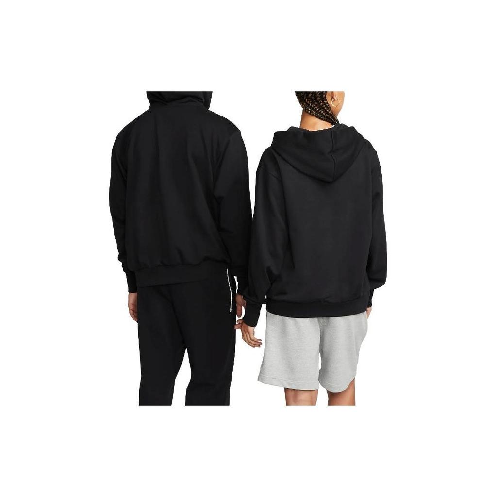 Nike Solid Color Logo Pocket Hoodie Men Tops Black DQ5818-010