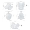 Trendy Large Christmas Sturdy Silicone Mold for Resin Castes Epoxy Tray Dish Molds Craft Supplies Jewelry Holder Making