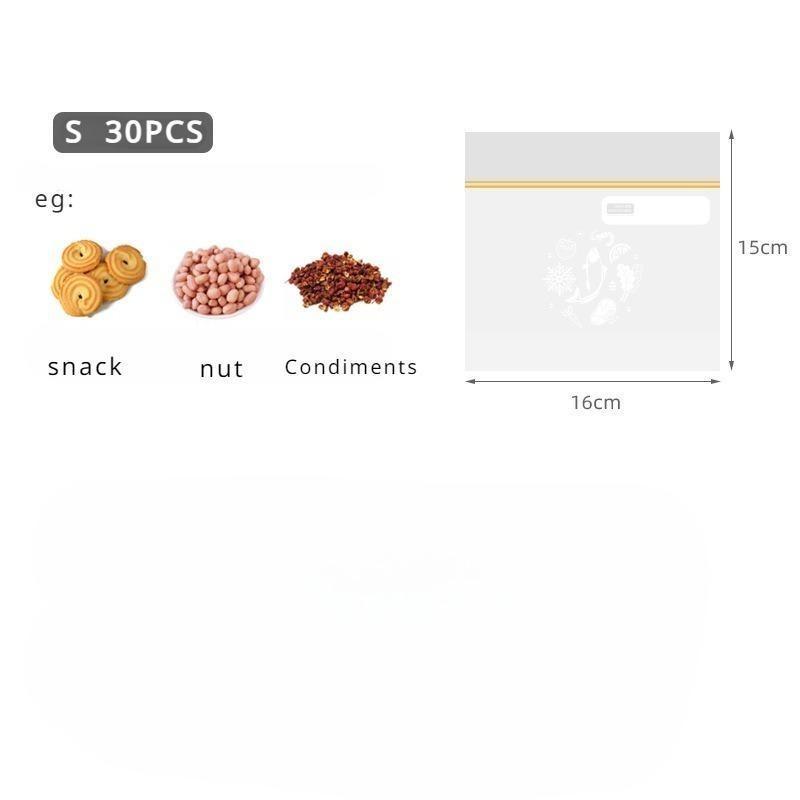 Многоразовые пакеты для хранения продуктов Органайзер для холодильника Сумка для сохранения свежести Герметичная сумка для ланча Салат Фрукты Кухонные принадлежности для хранения 2186₽