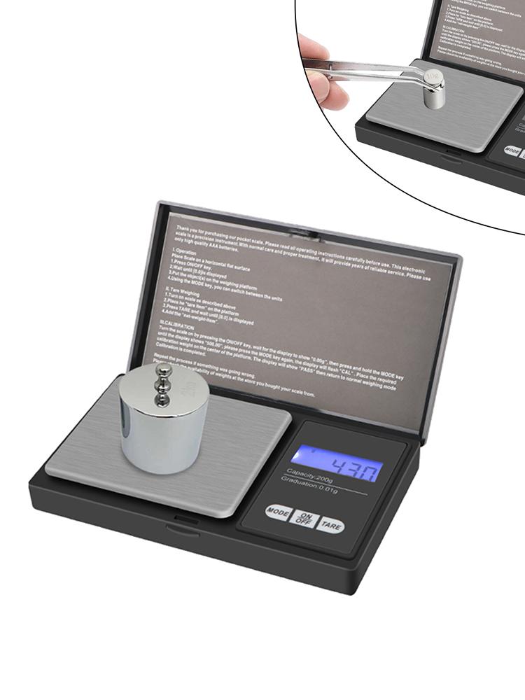 High Accuracy Backlight Electric Pocket For Jewelry Gram Weight For Kitchen 1Pcs Mini Digital Scale Precise LCD 200G-0.01G
