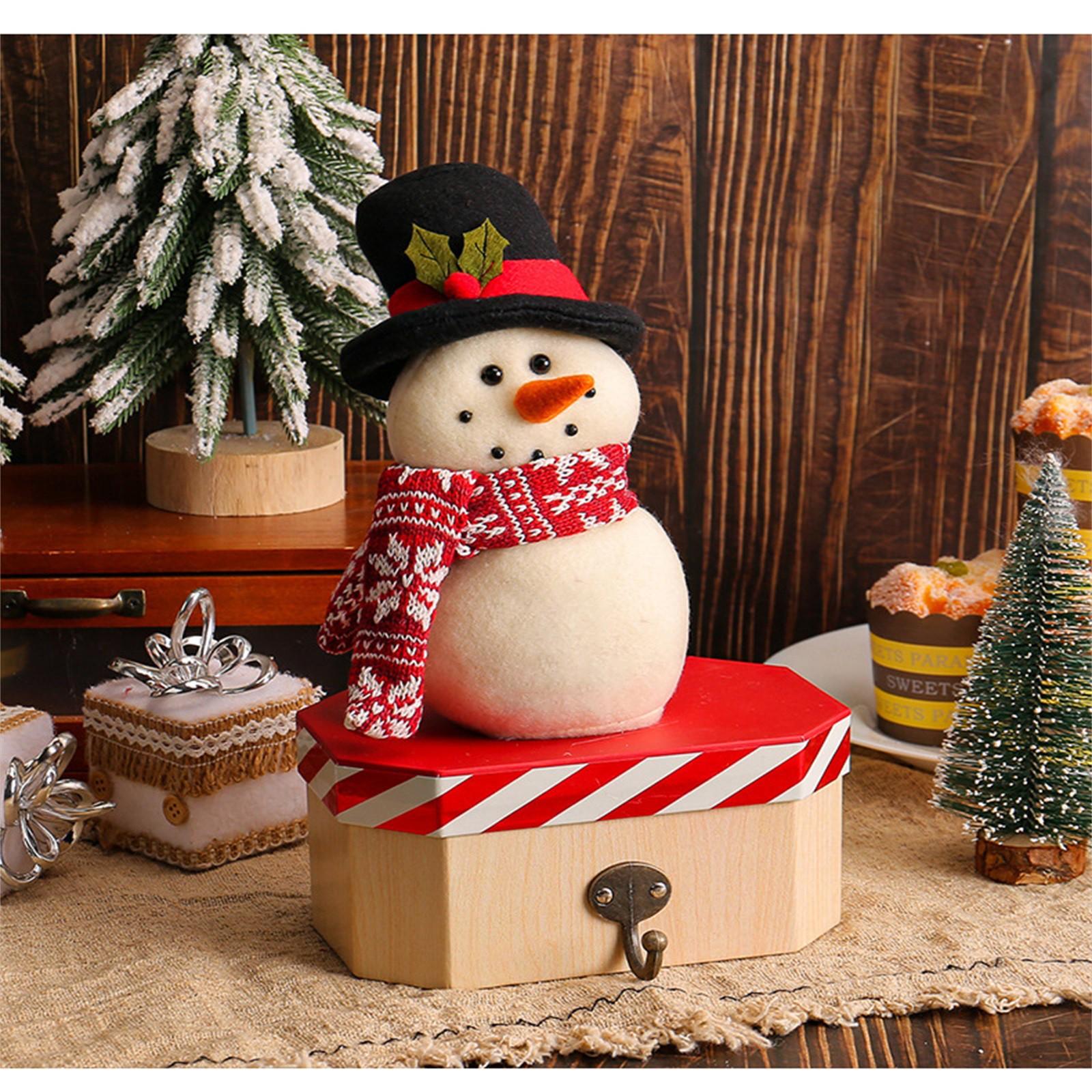 

Кукла Санта-Клауса Коробка Конфет Милая Детская Подарочная Коробка Рождественский Мир Фруктовая Коробка Украшения One Size