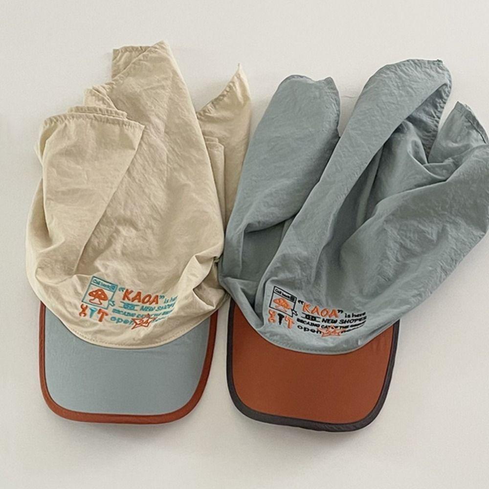 Sunshade Letter Baseball Cap Triangle Headscarf Peaked Cap Leisure Headscarf Baseball Hat Outdoor