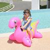 Bouée gonflable dinosaure flottante pour piscine, expérience stable pour enfants et adultes, double poignée gonflable pour s'amuser dans la