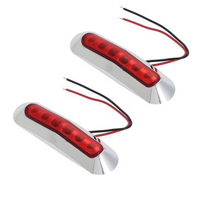 Marker Lamp Red LED 12V-24V Truck Side Light Roadside Light