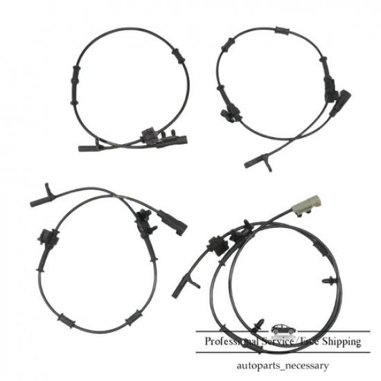 Set of 4 For Dodge Challenger Charger Front & Rear L+R ABS Wheel Speed Sensor