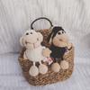 Cartoon Pendant Soft Stuffed Pendant Plush Alpaca Keyring Alpaca Plush Keychain Sheep Key Ring