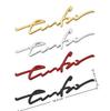 1Pcs Turbo Logo Car Body Side Sticker Rear Trunk Emblem Badge Decal Accessories